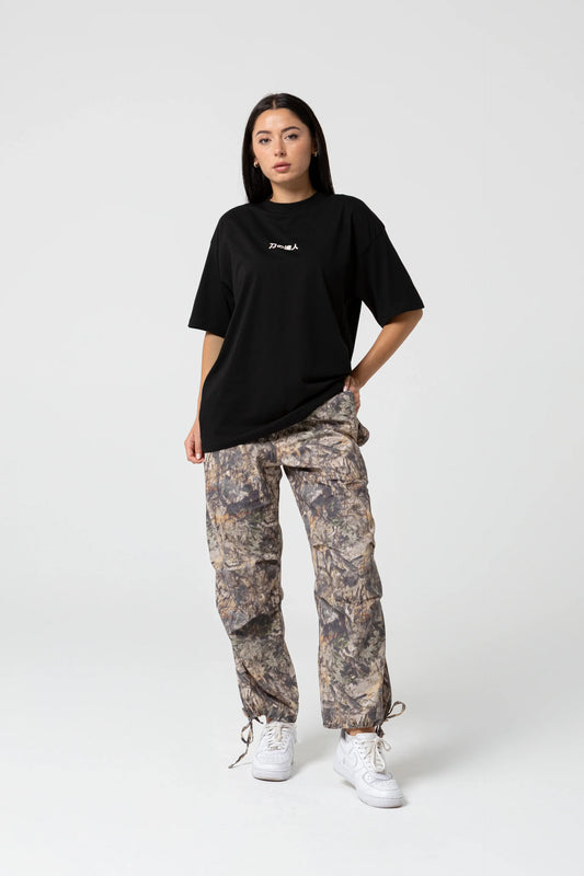 East Oversize Siyah T-Shirt