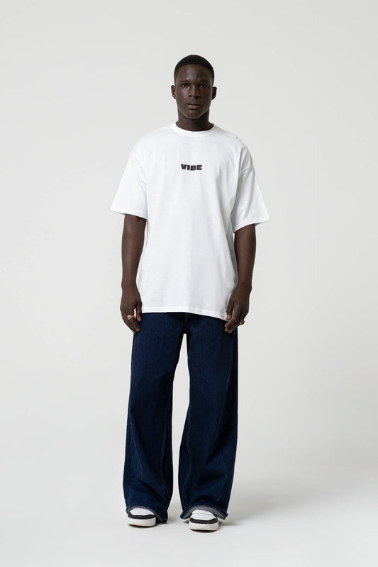 Vibe Since 1991 Oversize Beyaz T-Shirt