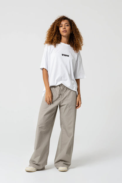 Across The World Oversize Beyaz T-Shirt