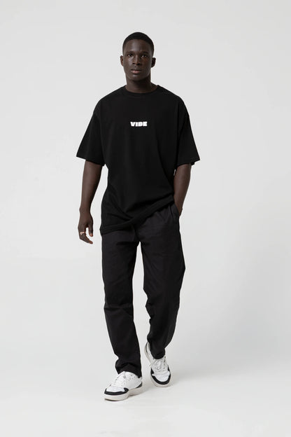 Across The World Oversize Siyah T-Shirt
