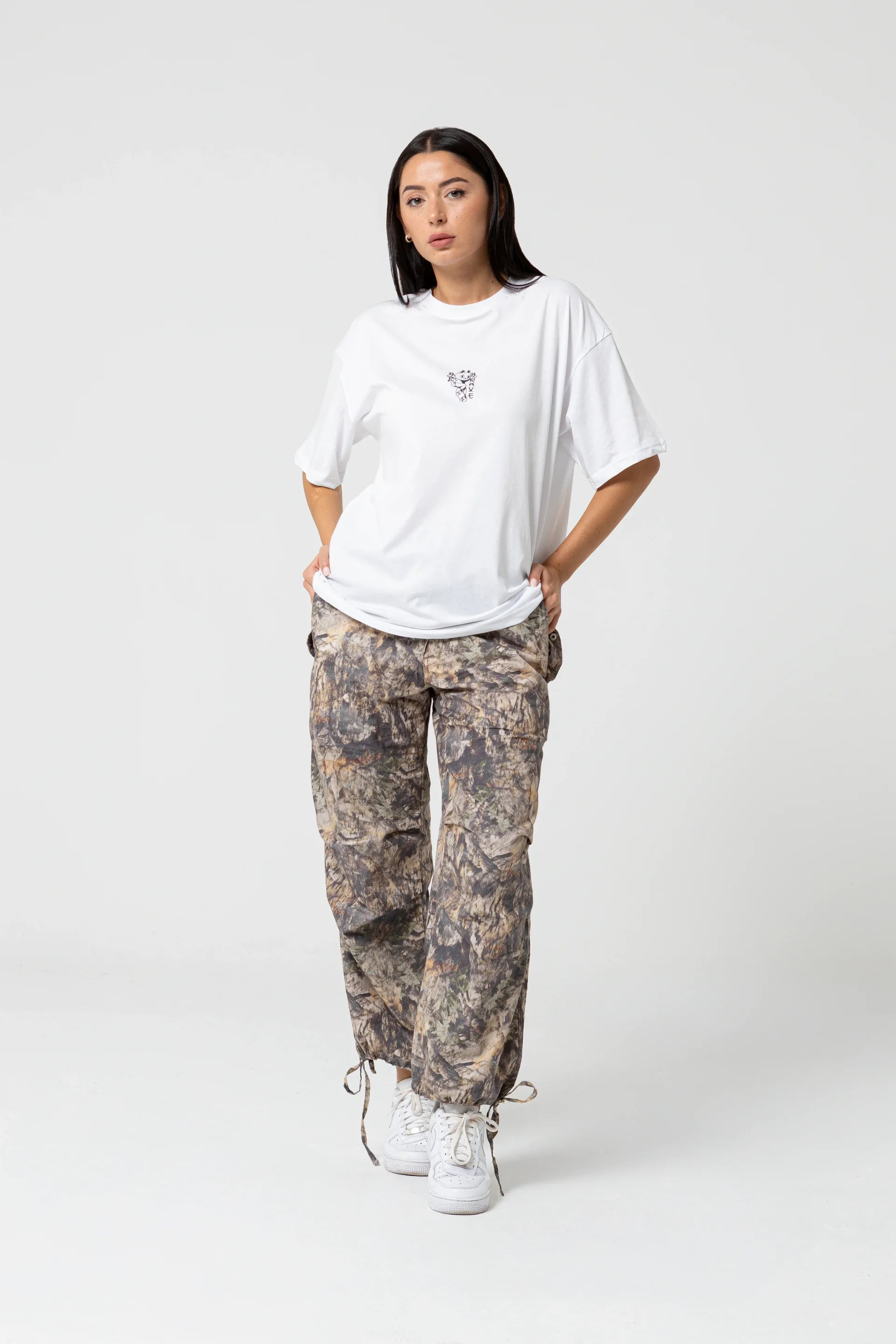 Brave Oversize Beyaz T-Shirt