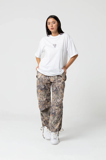Brave Oversize Beyaz T-Shirt