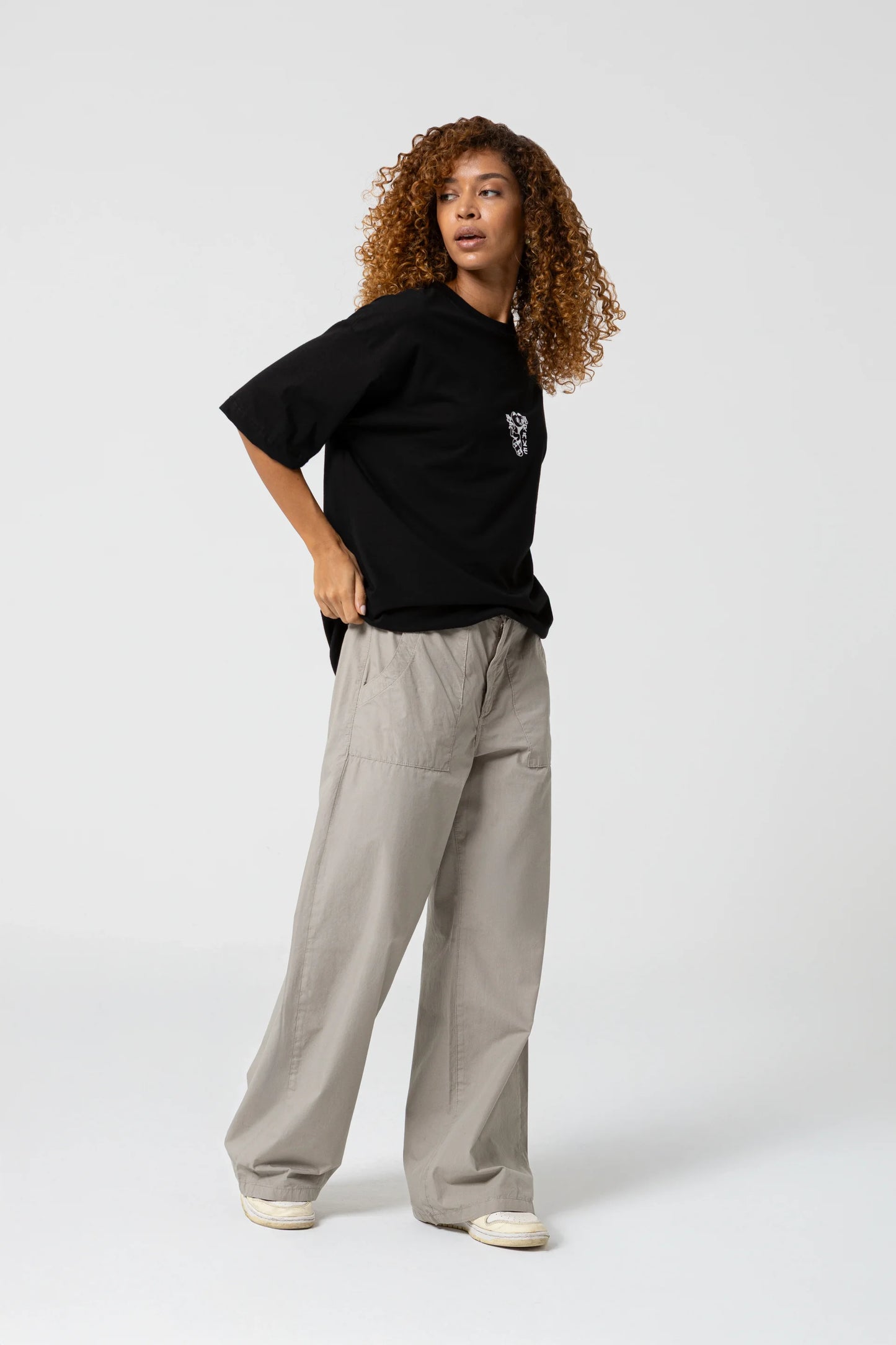 Brave Oversize Siyah T-Shirt