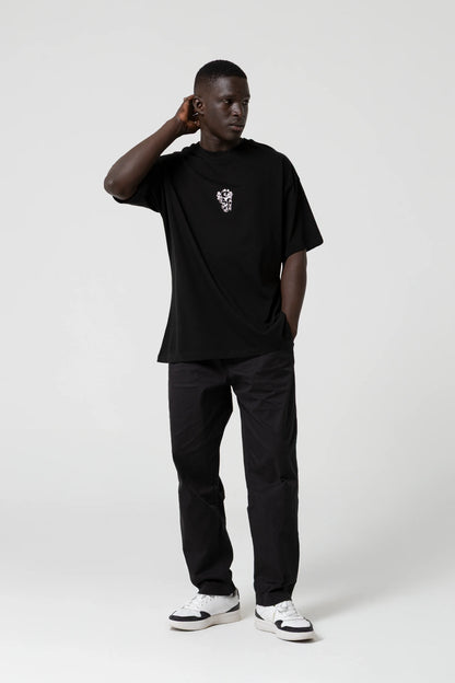 Brave Oversize Siyah T-Shirt