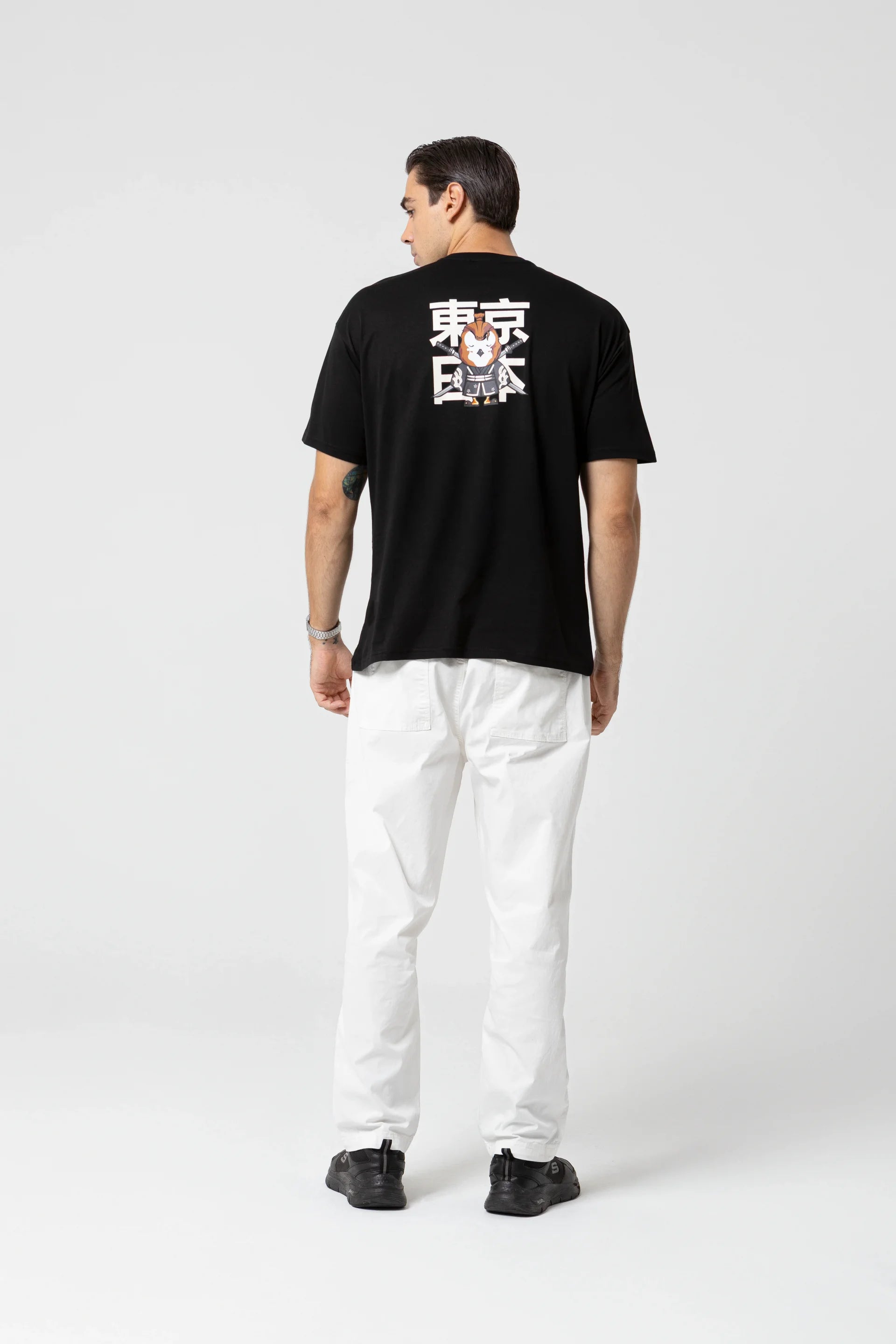 East Oversize Siyah T-Shirt