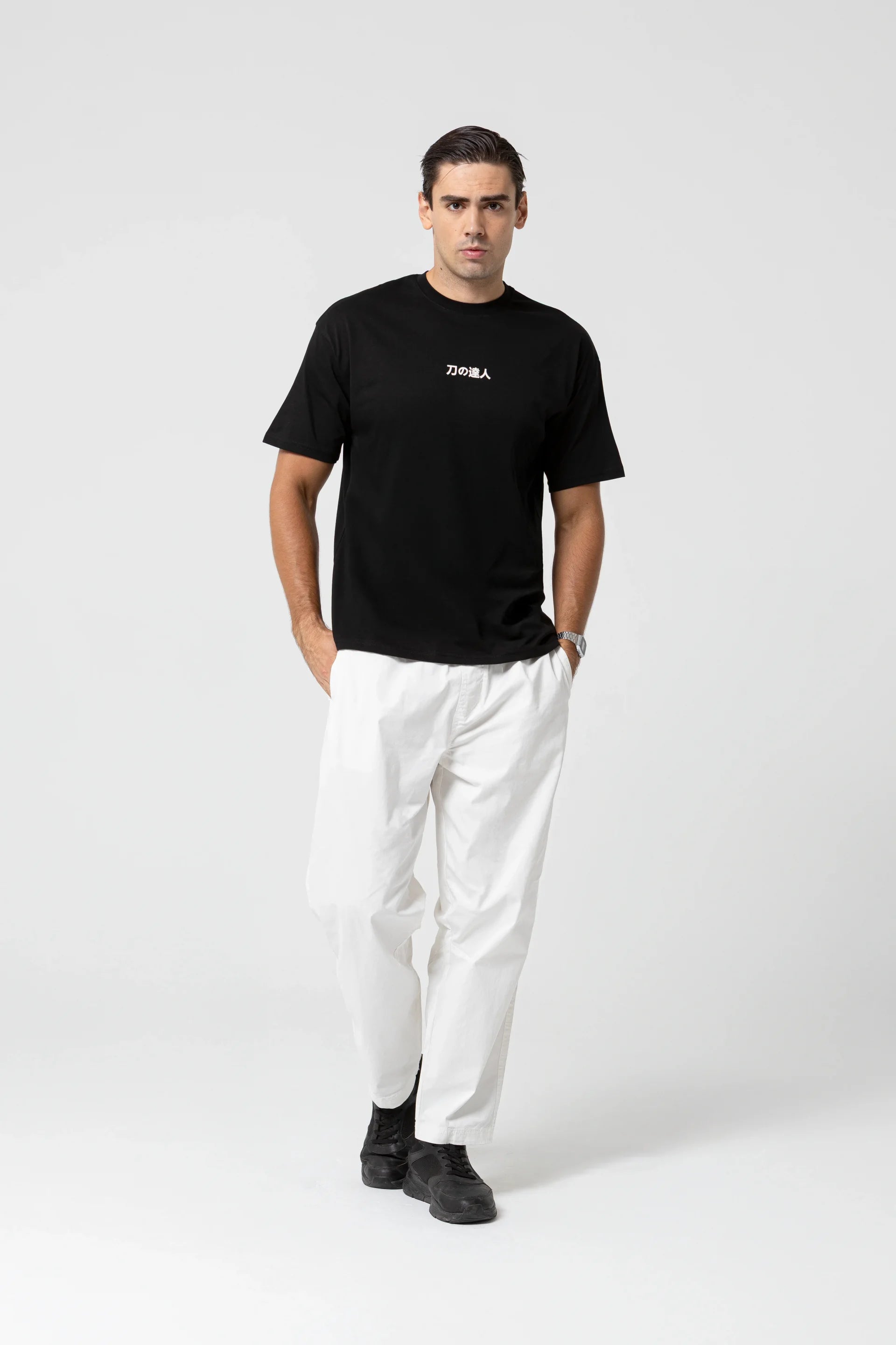 East Oversize Siyah T-Shirt