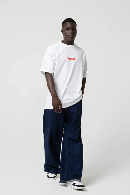 Fish Oversize Beyaz T-Shirt