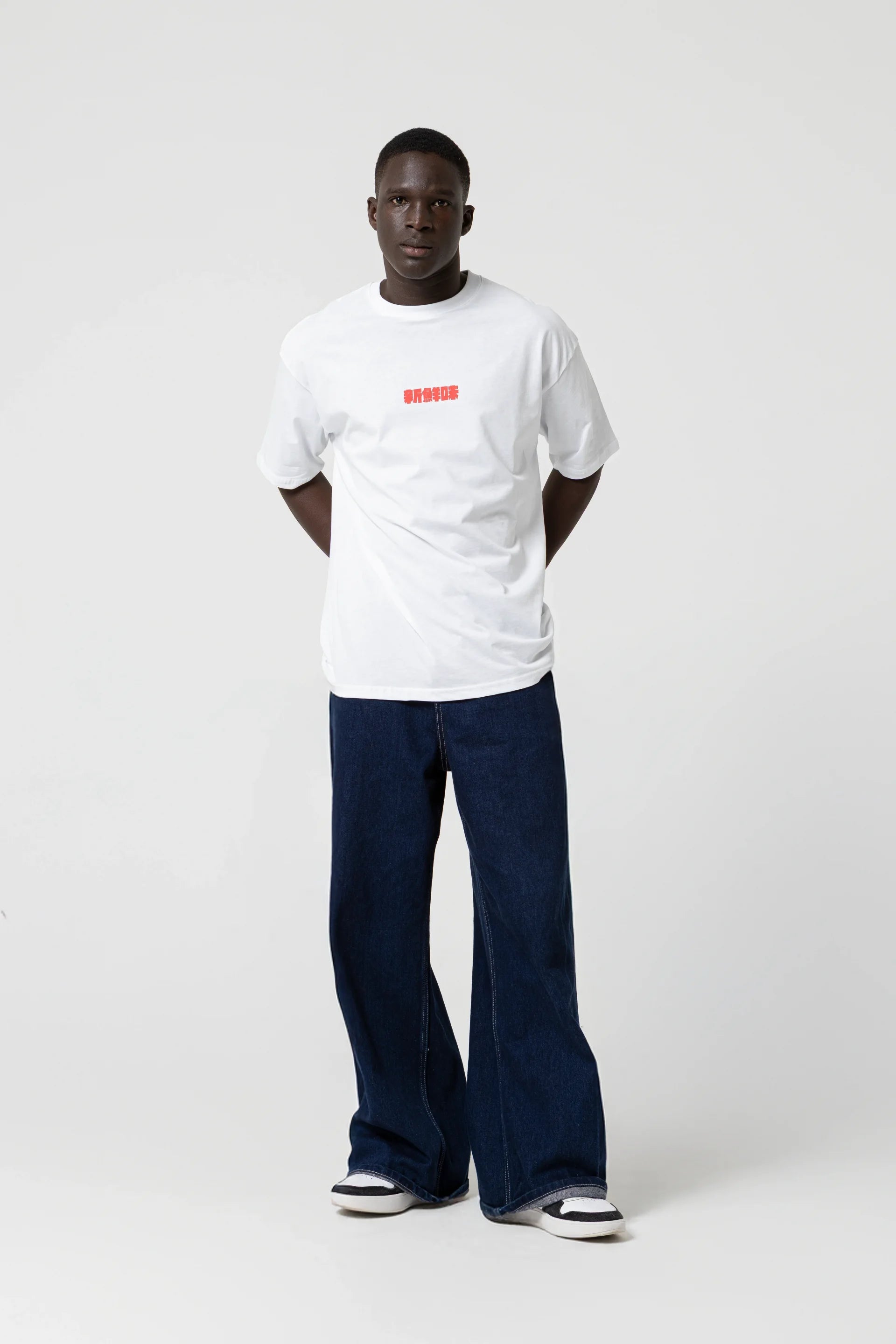 Fish Oversize Beyaz T-Shirt