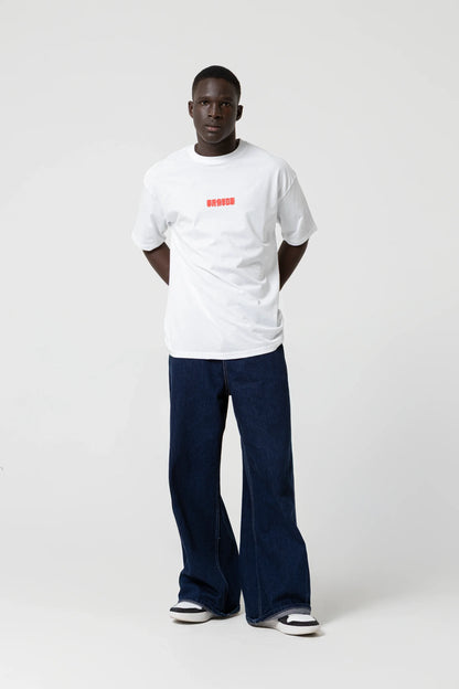 Fish Oversize Beyaz T-Shirt