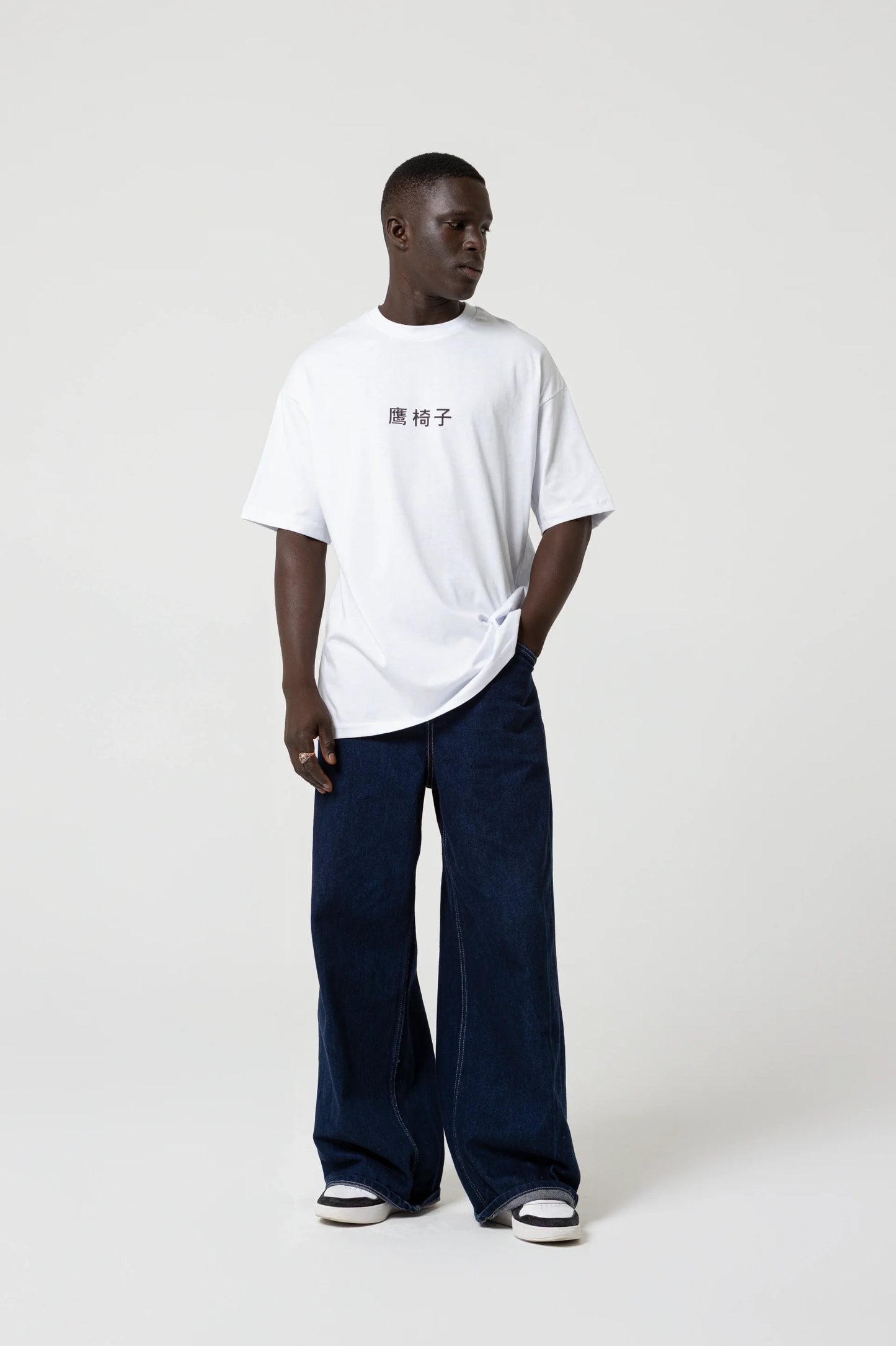 Noodle Oversize Beyaz T-Shirt