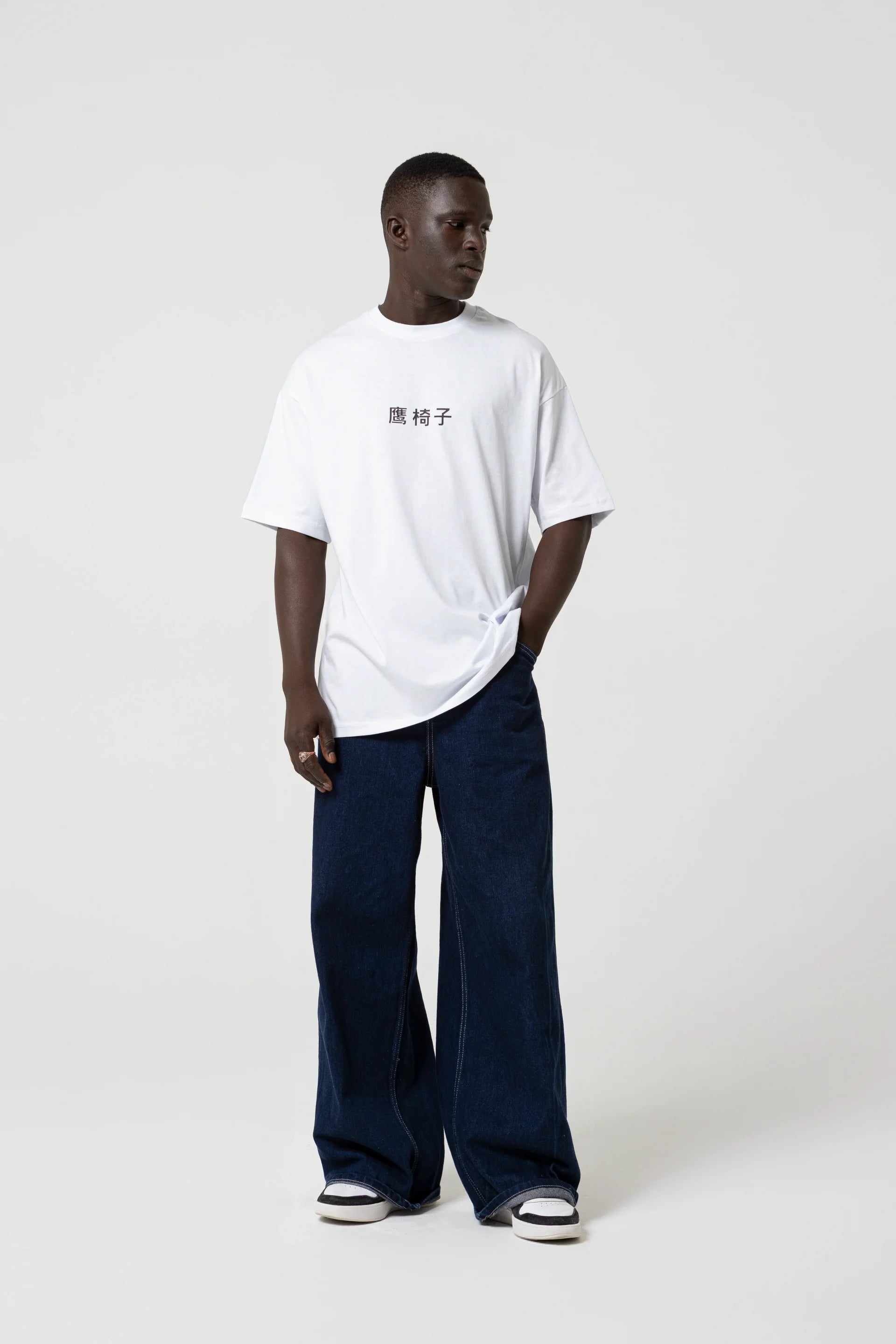 Noodle Oversize Beyaz T-Shirt