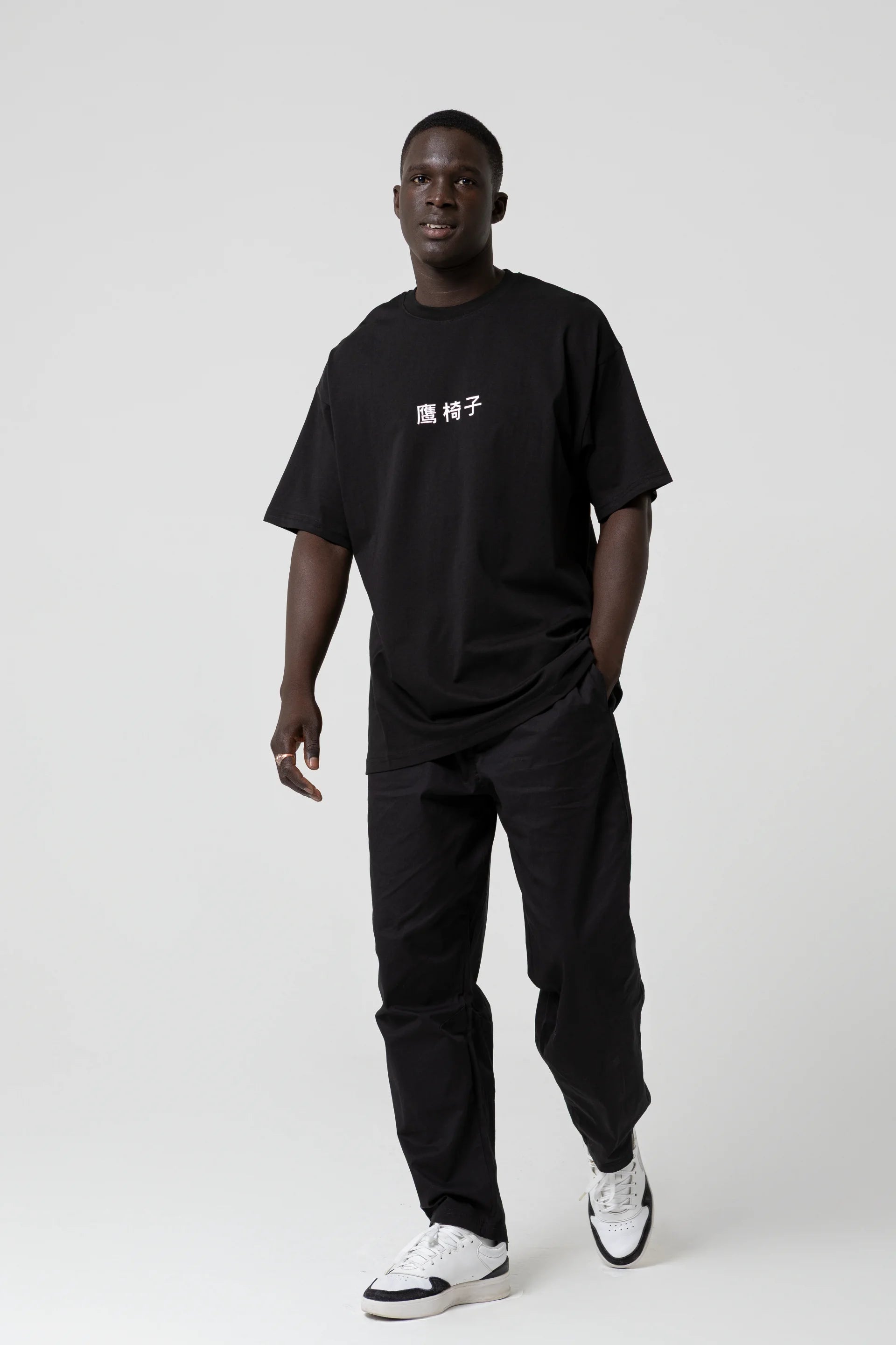 Noodle Oversize Siyah T-Shirt