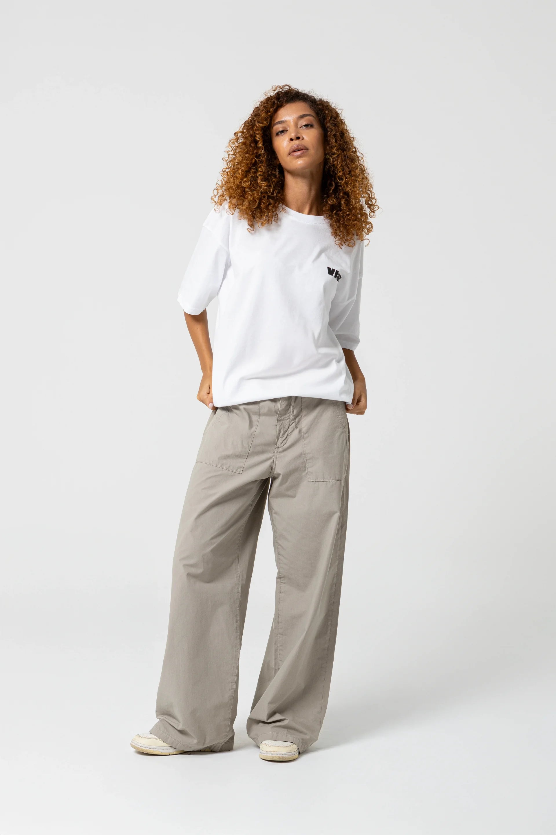 Soda Vibe Oversize Beyaz T-Shirt