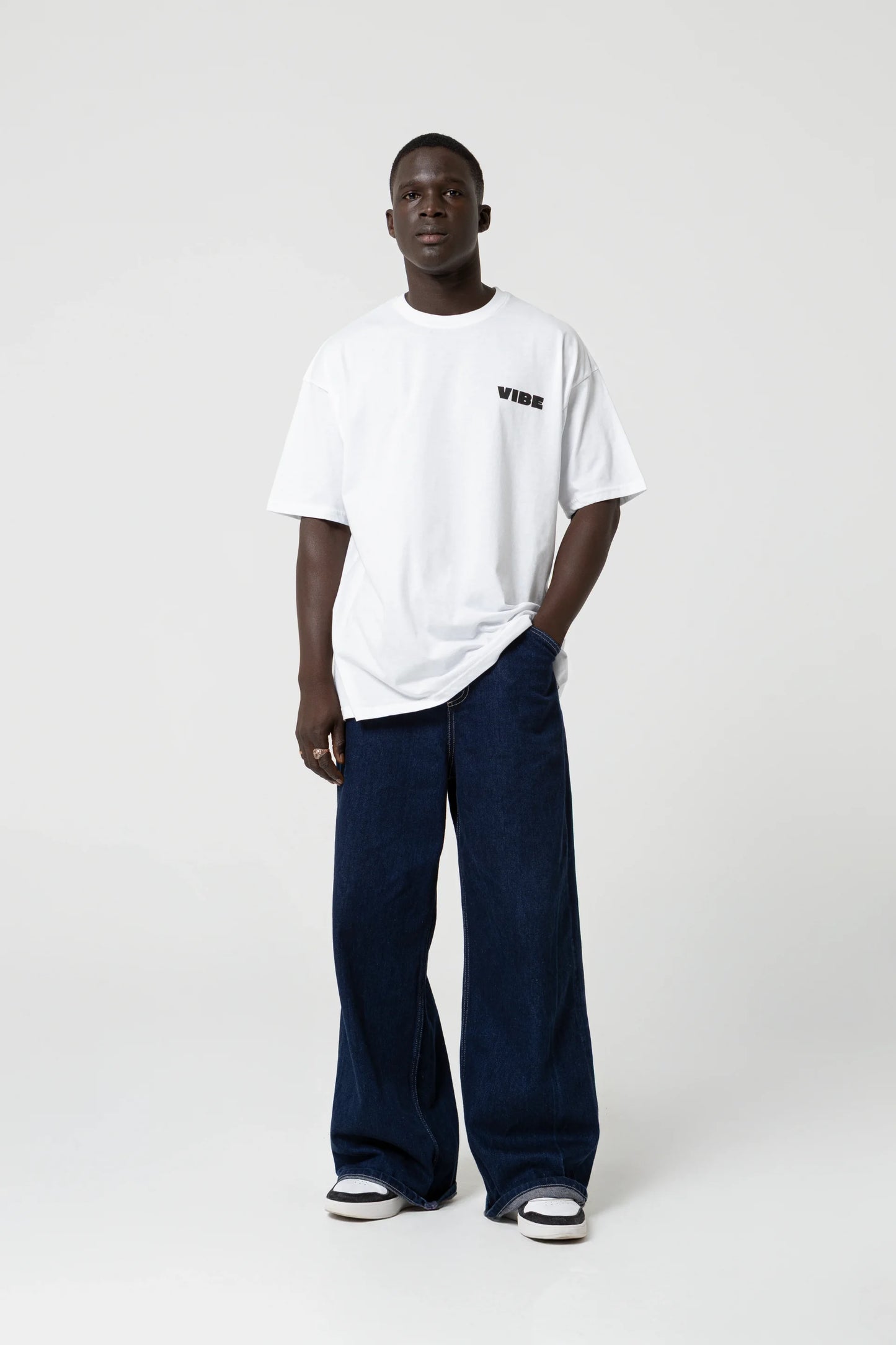 Soda Vibe Oversize Beyaz T-Shirt