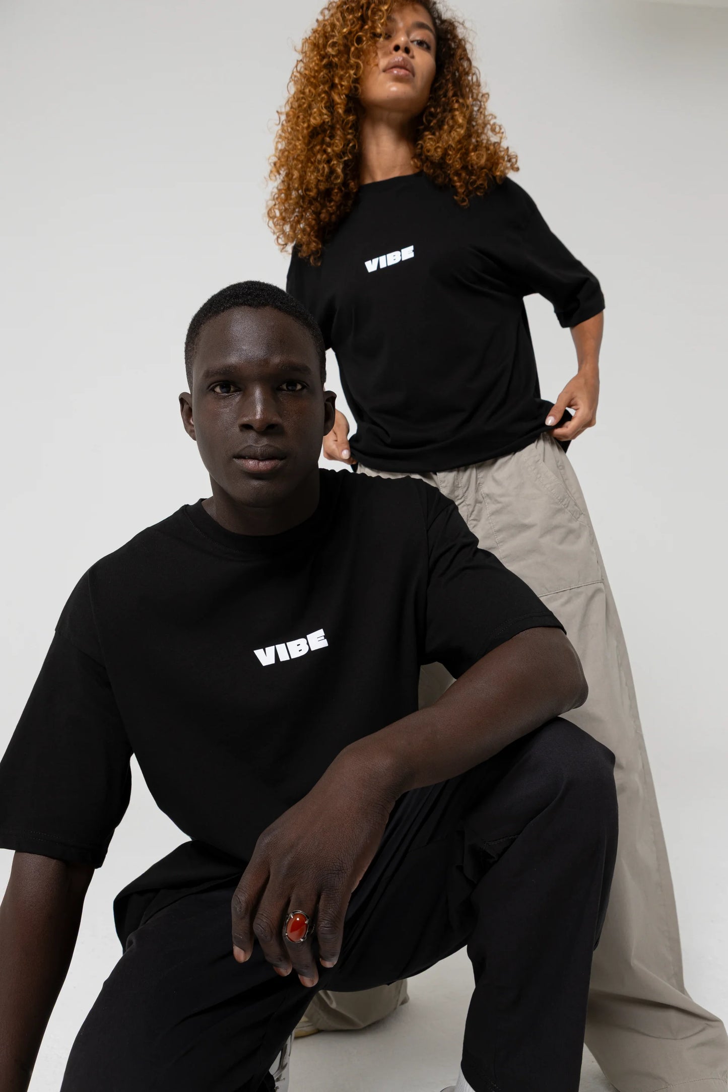 Soda Vibe Oversize Siyah T-Shirt