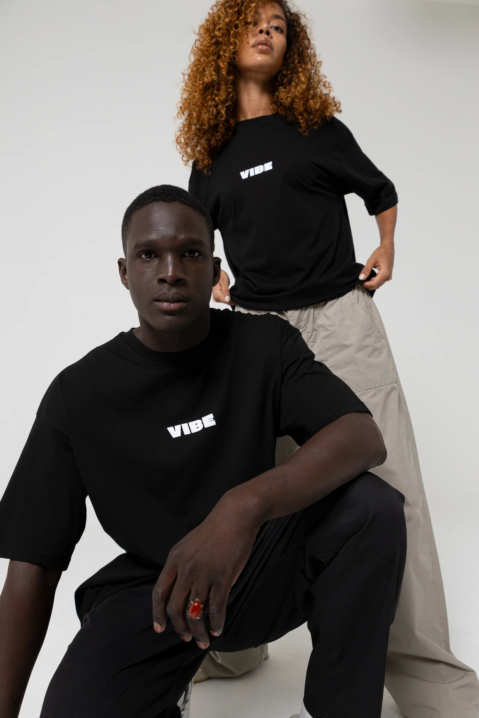 Soda Vibe Oversize Siyah T-Shirt