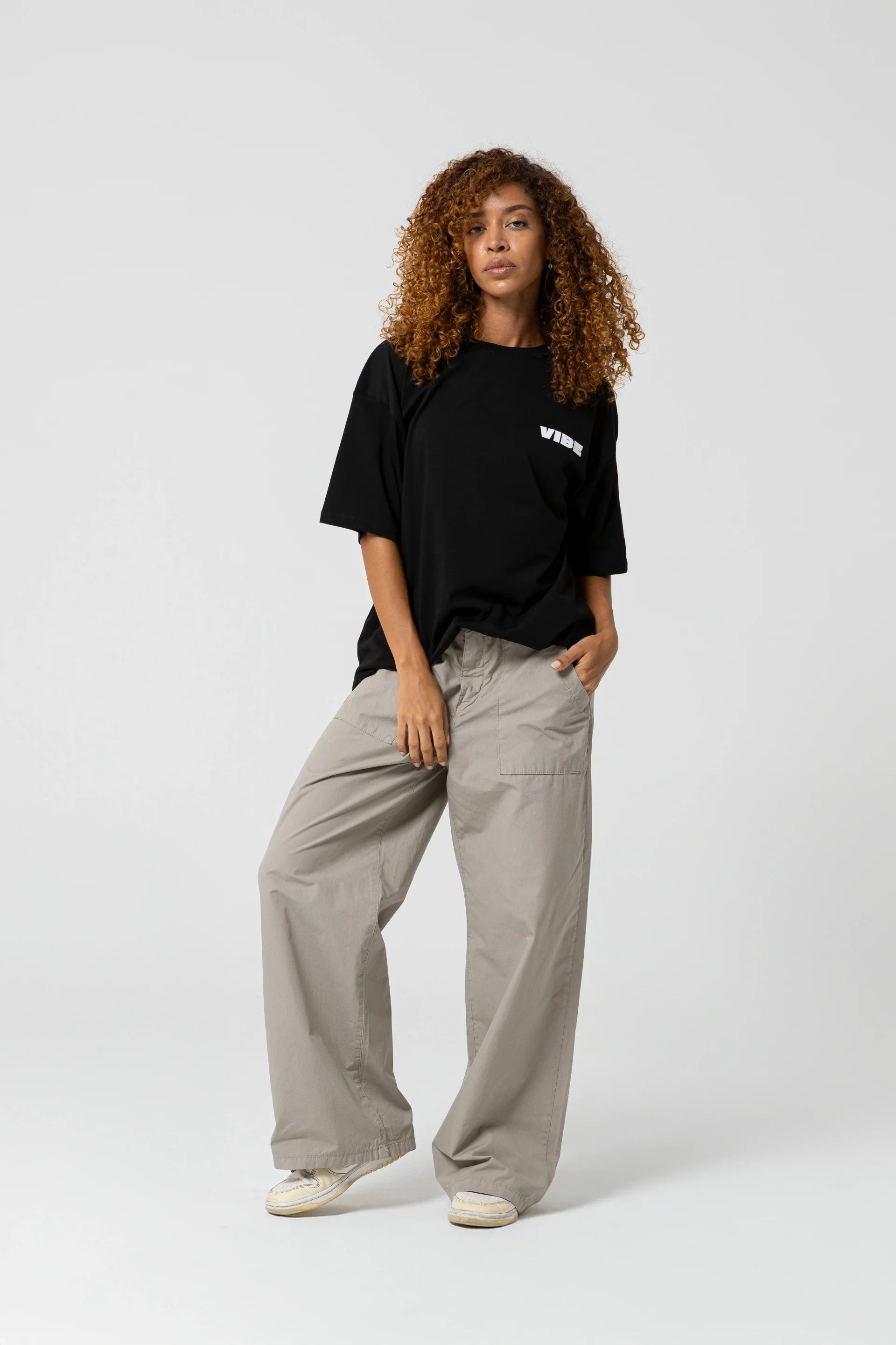 Soda Vibe Oversize Siyah T-Shirt