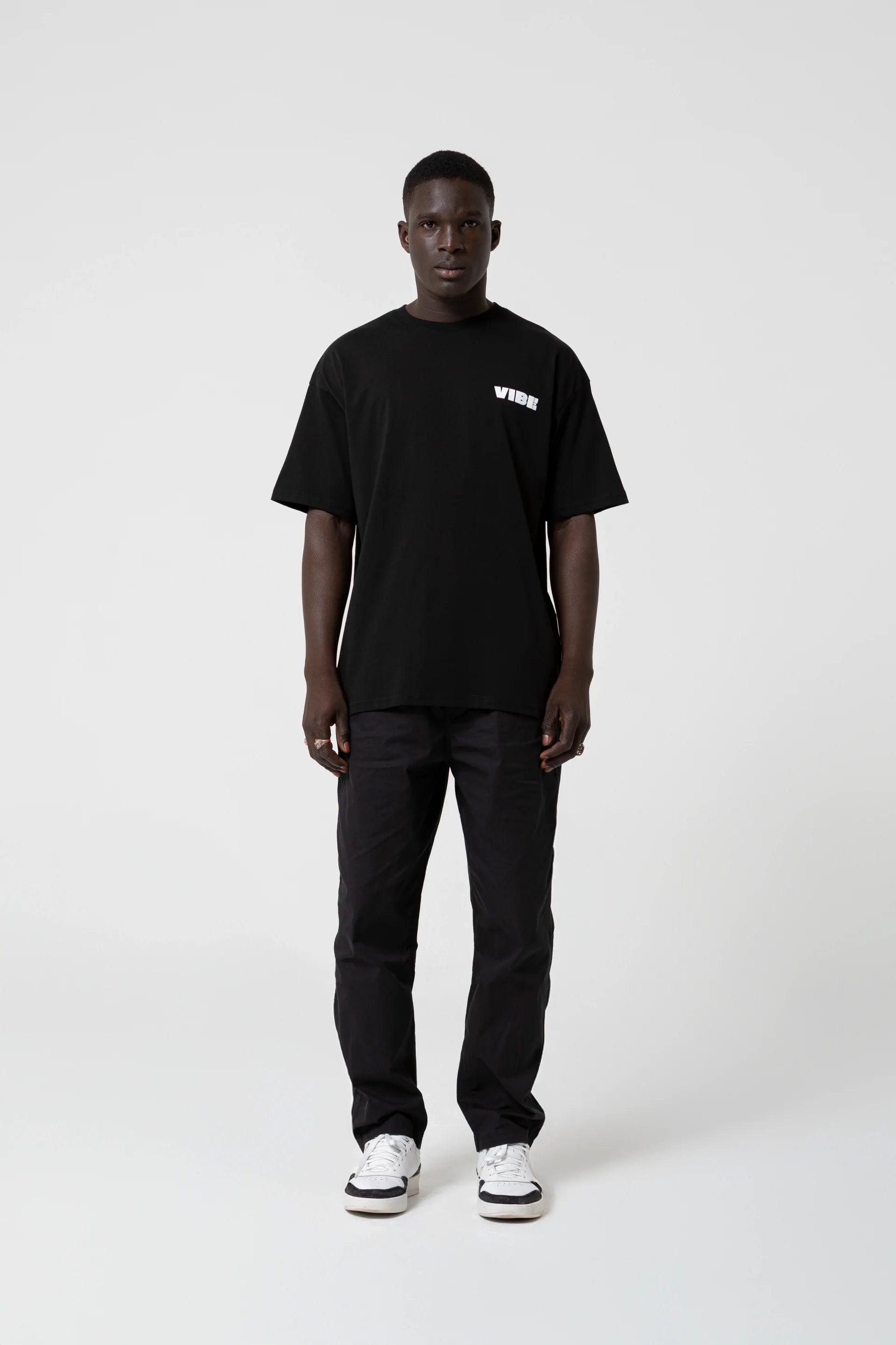 Soda Vibe Oversize Siyah T-Shirt