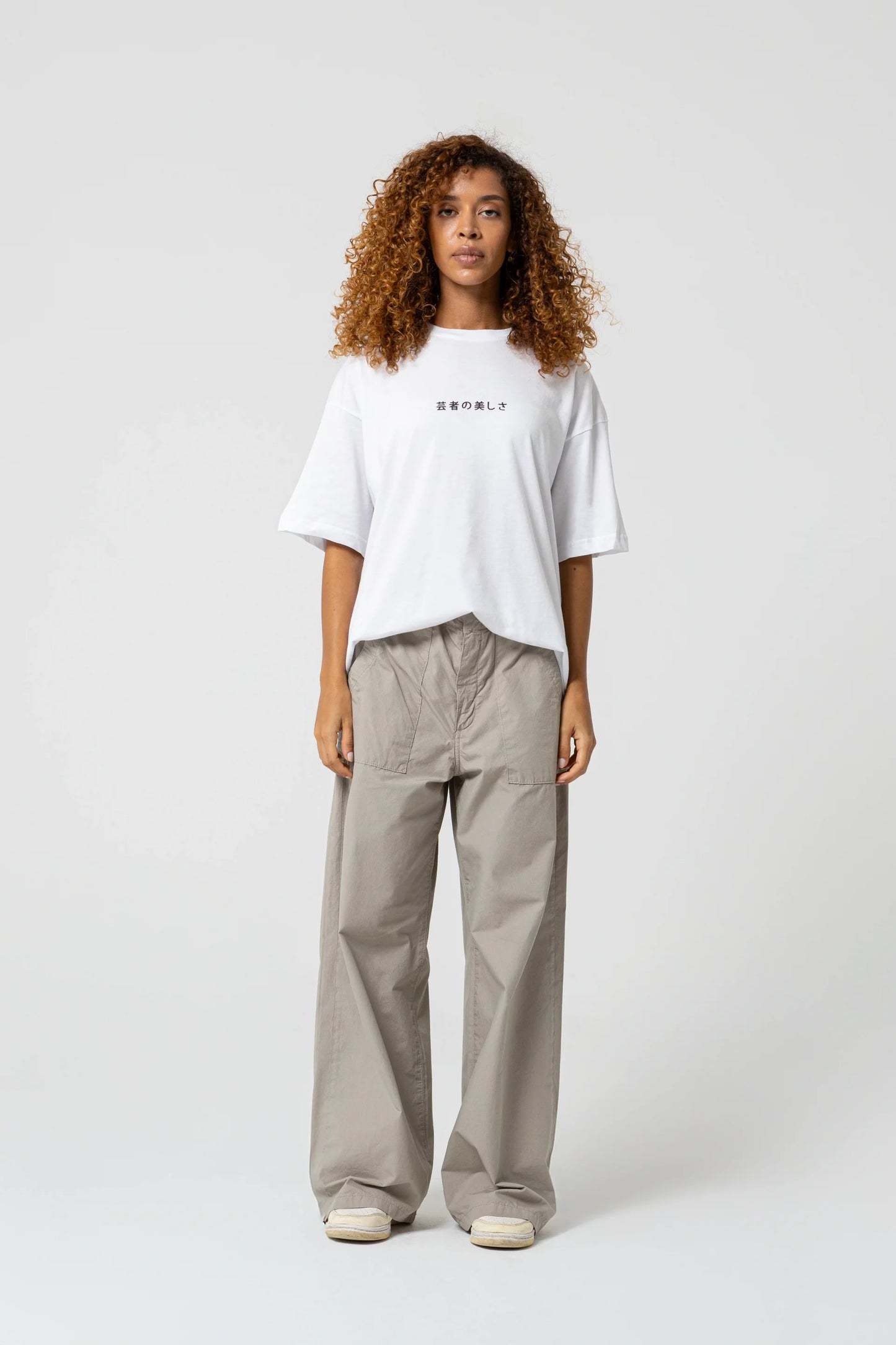 Tokyo Oversize Beyaz T-Shirt