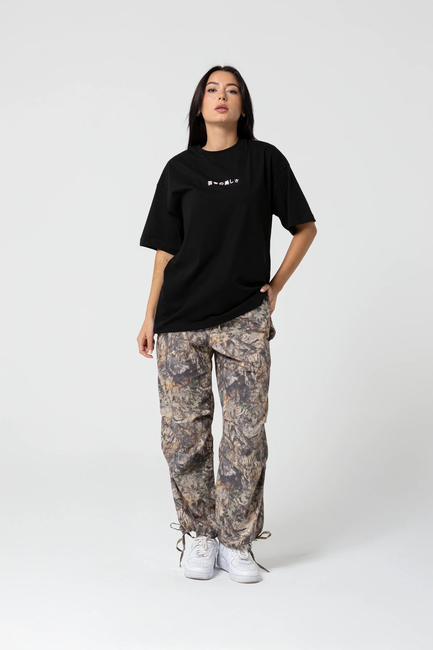 Tokyo Oversize Siyah T-Shirt