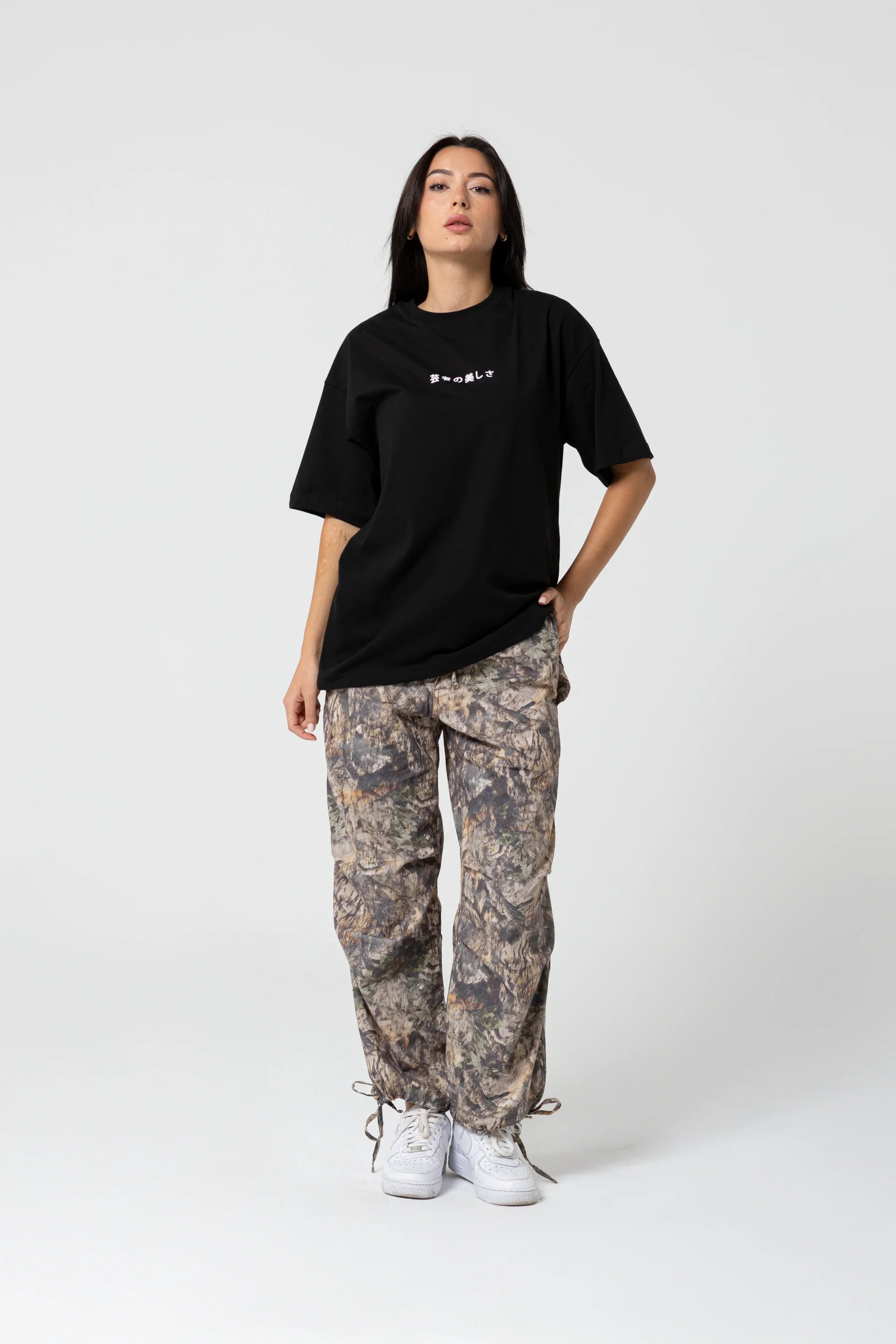 Tokyo Oversize Siyah T-Shirt