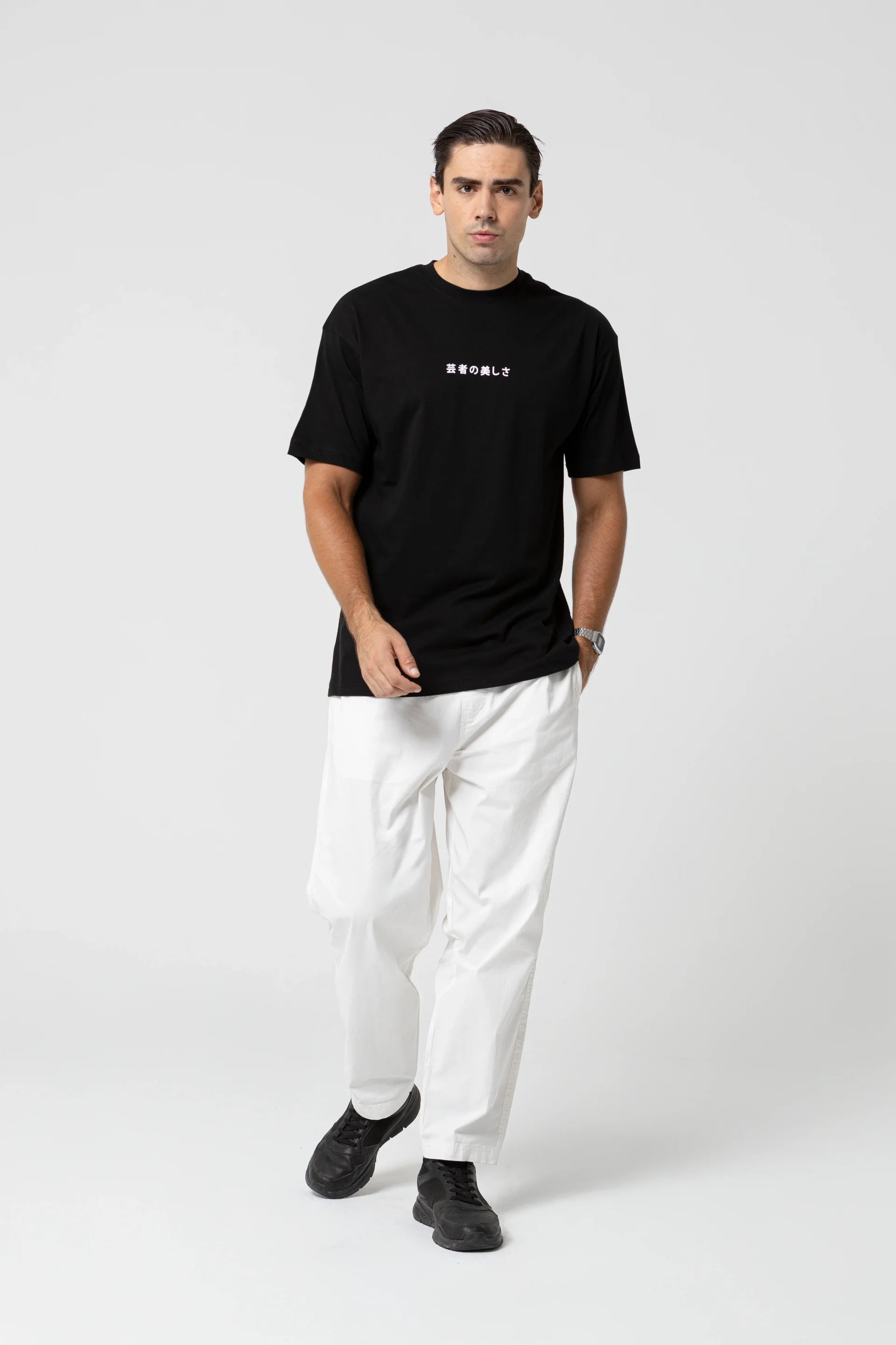 Tokyo Oversize Siyah T-Shirt