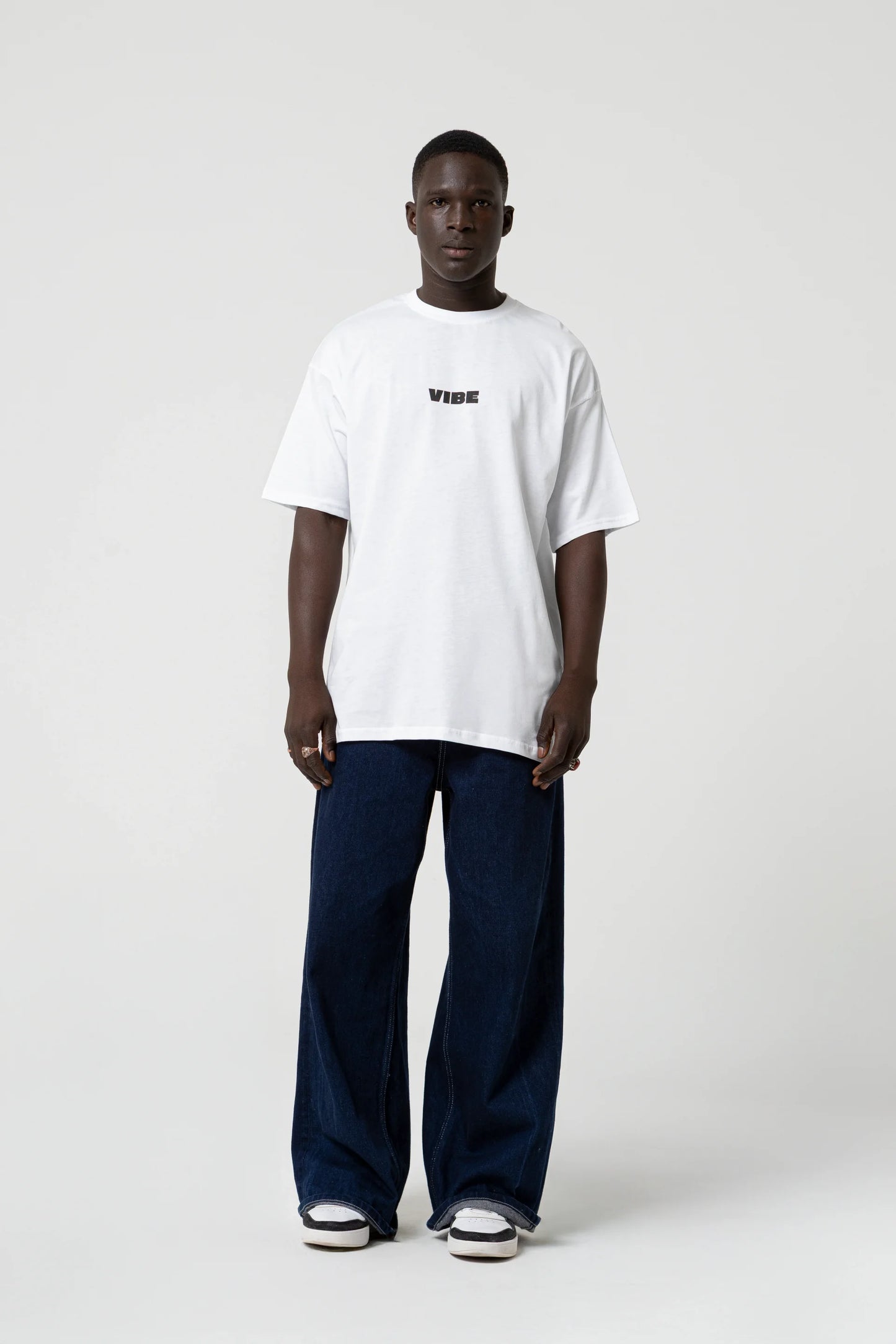 Vibe Since 1991 Oversize Beyaz T-Shirt