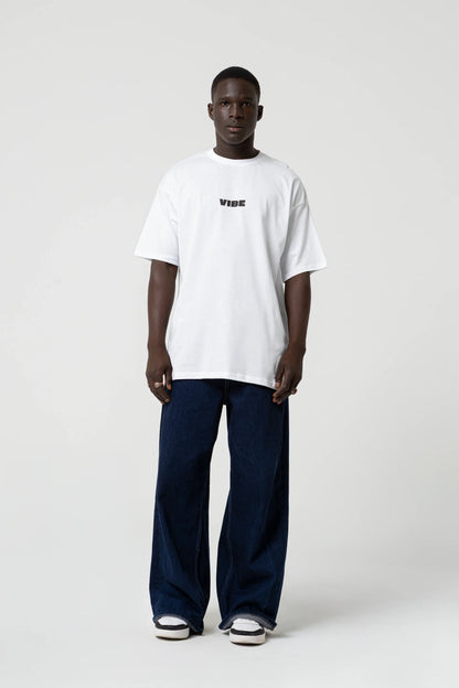 Vibe Since 1991 Oversize Beyaz T-Shirt