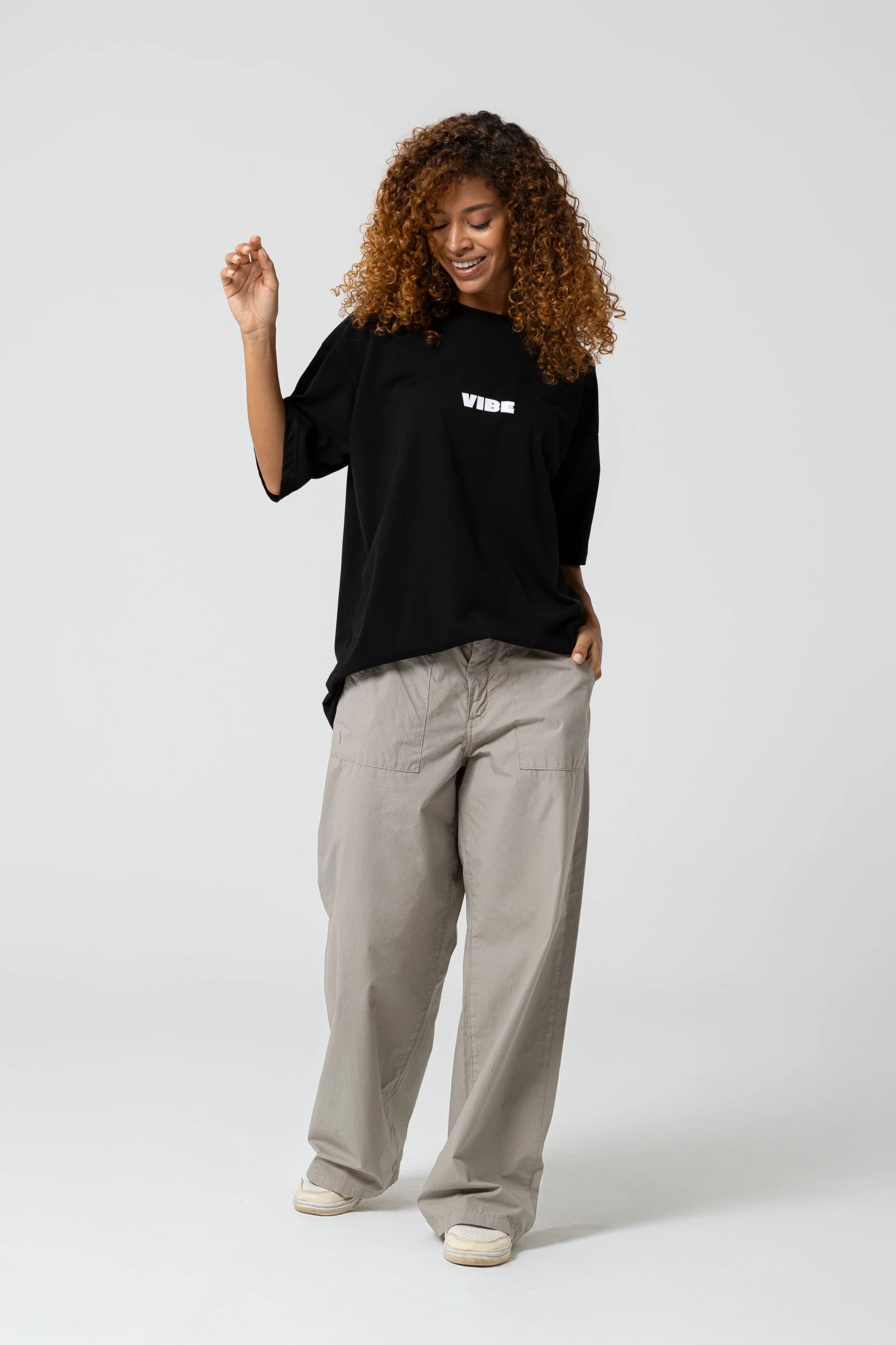 Vibe Since 1991 Oversize Siyah T-Shirt