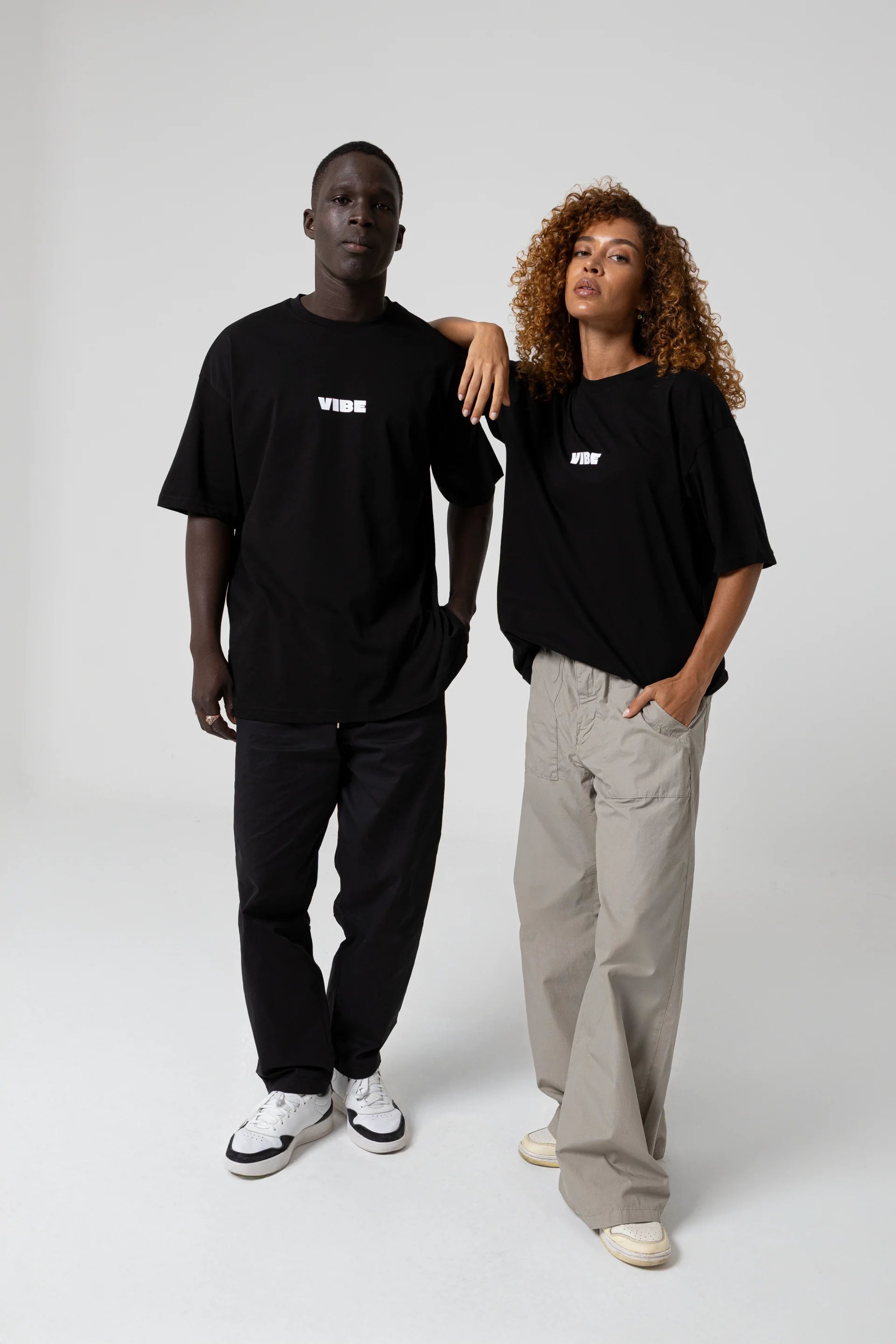 Vibe Since 1991 Oversize Siyah T-Shirt